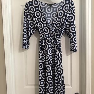 Plus Size wrap dress, like new condition.